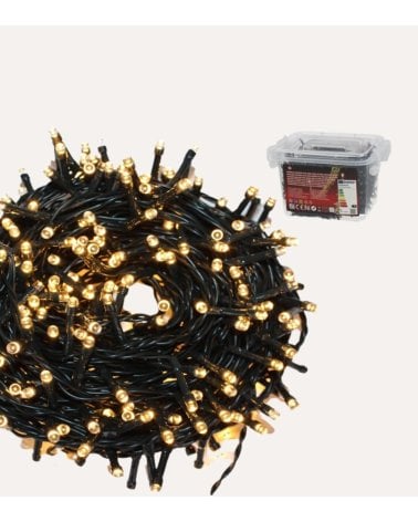 Guirnalda de Luces LED con 8 Funciones para Decoración Navideña Exterior