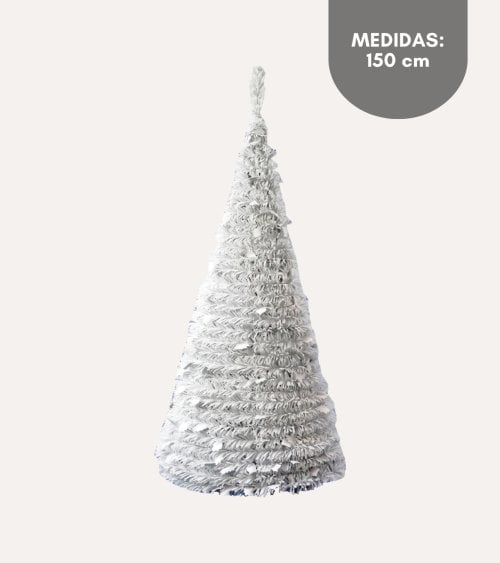 Árbol de Navidad Pino Nevado Estilo Cono Plegable