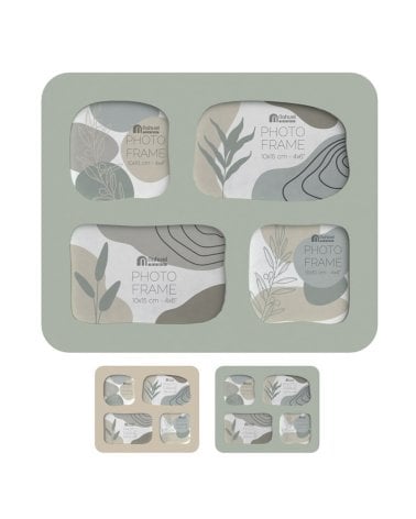 Marco de foto múltiple diseño irregular