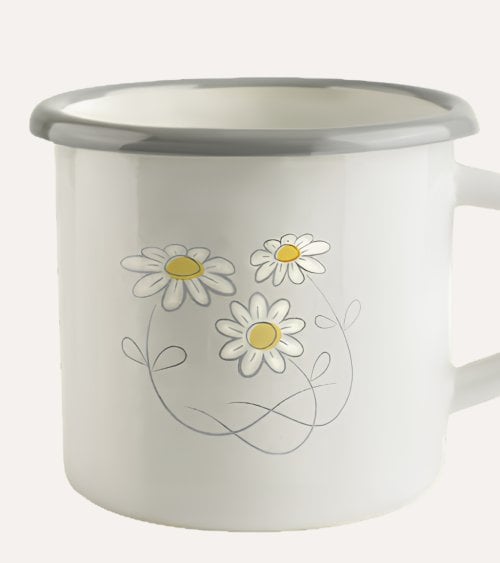 Taza Vintage Margot de Acero Esmaltado
