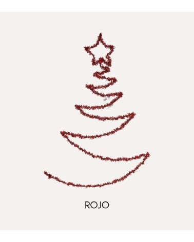 Decoración de Pared Árbol Navideño con Luces