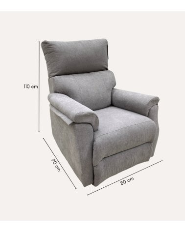 Sillón Relax Manual Reclinable con Palanca