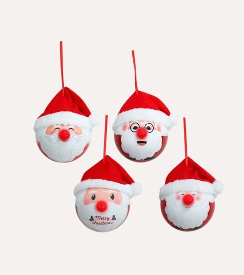 Bola Navideña Papa Noel para Árbol