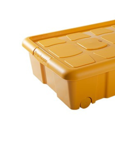 Caja para almacenamiento de ropa de 31 L con cierres antipolilla