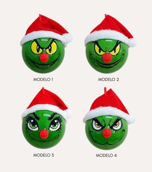 Bola Navideña Grinch para Árbol