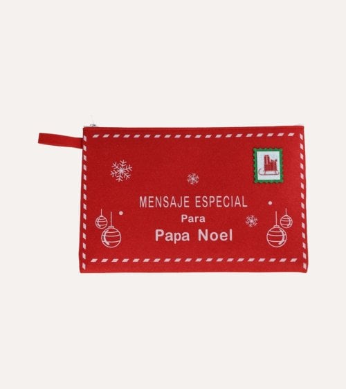 Bolsa para Carta Papa Noel de Fieltro