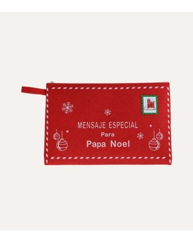 Bolsa para Carta Papa Noel de Fieltro