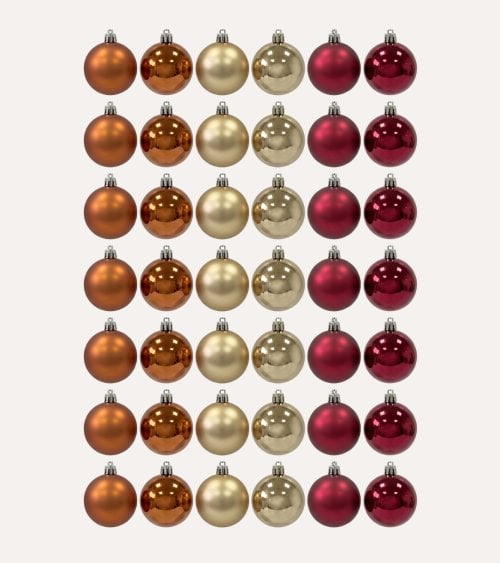 Set de 42 Bolas Alba para Árbol
