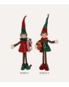 Figura Decorativa de Muñeco Elfo Navideño