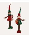 Figura Decorativa de Muñeco Elfo Navideño