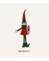 Figura Decorativa de Muñeco Elfo Navideño