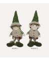 Figura Decorativa de Elfo Elvar Navideño Sentado