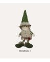 Figura Decorativa de Elfo Elvar Navideño Sentado