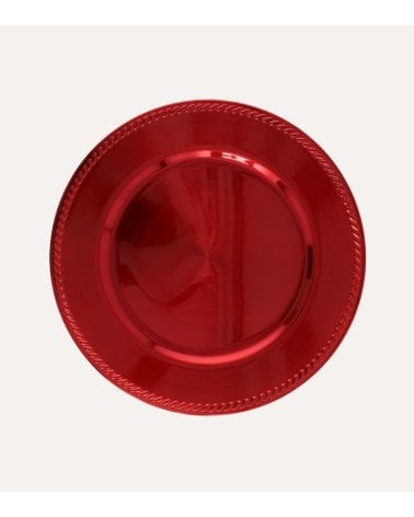 Bajoplato Mari para Mesa Navideña de Plástico