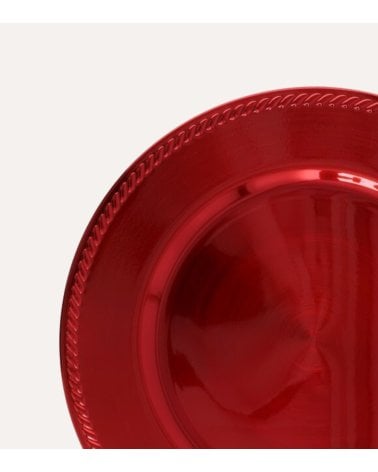 Bajoplato Mari para Mesa Navideña de Plástico