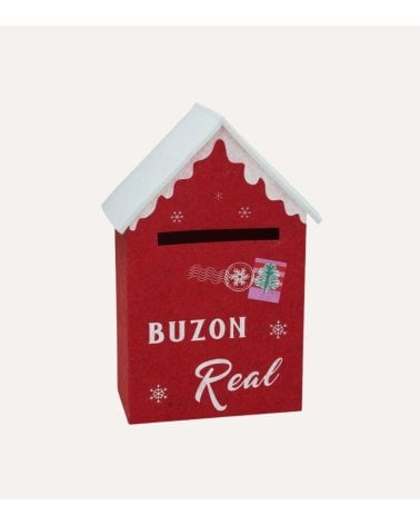 Buzón Decorativo para Cartas Navideñas con Fieltro