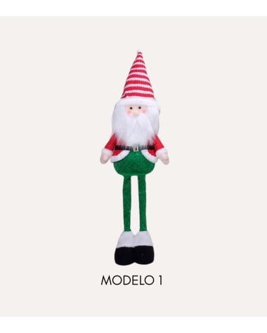 Figura Decorativa de Muñeco Navideño Flexible