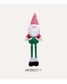 Figura Decorativa de Muñeco Navideño Flexible