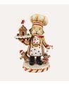 Figura Decorativa Cocinero Navideño con Bandeja