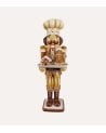 Figura Decorativa de Soldado Navideño con Bandeja