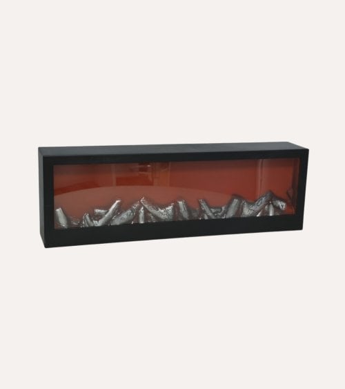Chimenea LED Decorativa Navideña con Troncos