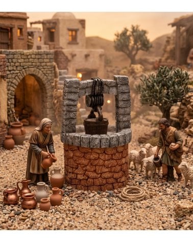 Figura Pozo de Agua para Belén Navideño