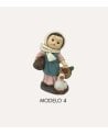 Figura de Niño con Animal para Belen Navideño
