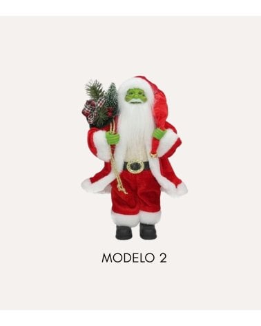 Figura Decorativa Grinch Vestido de Papa Noel con Regalos
