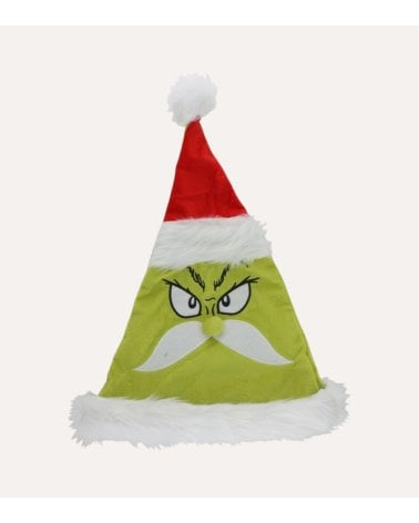 Gorro Navideño Grinch Festivo de Poliéster
