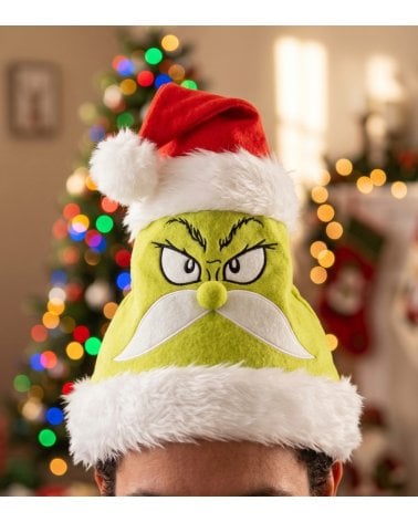 Gorro Navideño Grinch Festivo de Poliéster