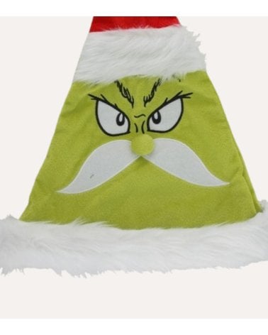 Gorro Navideño Grinch Festivo de Poliéster