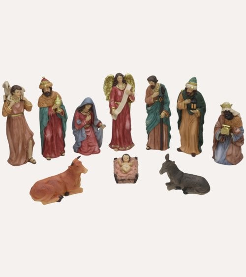 Set de 10 Figuras Nalvi para Belén Navideño