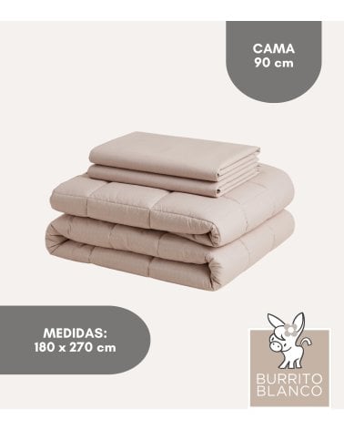 Edredón Nórdico Reversible con Topitos