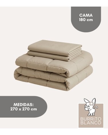 Edredón Nórdico Reversible con Topitos