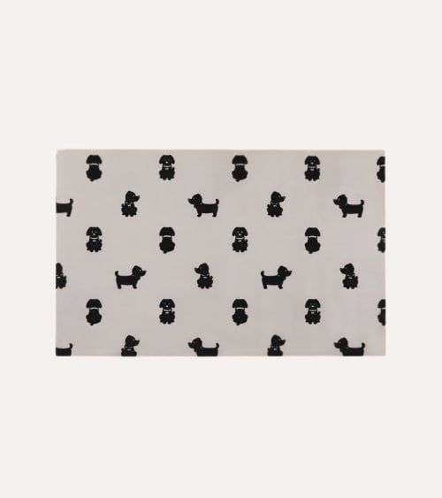 Alfombra de Cocina con Perros de Poliéster y PVC