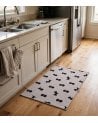 Alfombra de Cocina con Perros de Poliéster y PVC
