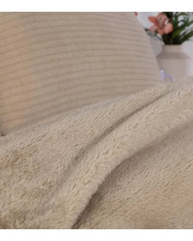 Manta Isla Reversible con Interior de Peluche