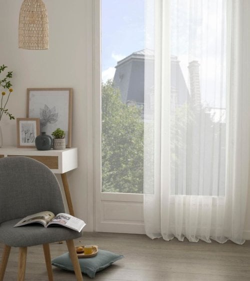 Cortina Elegante Moly de Alta Calidad Tamaño 135x240 cm para Hogar y Oficina-1