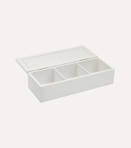 Caja de té Gaia Rectangular de MDF