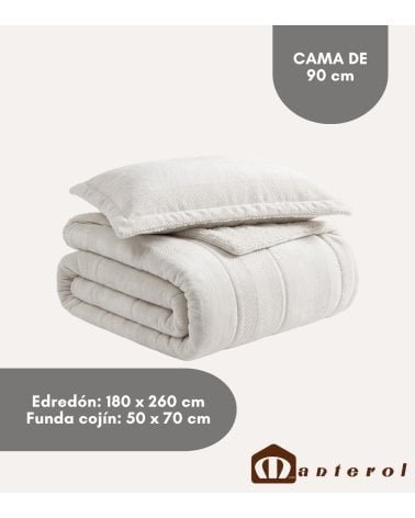 Edredón Riso Reversible con Borreguillo