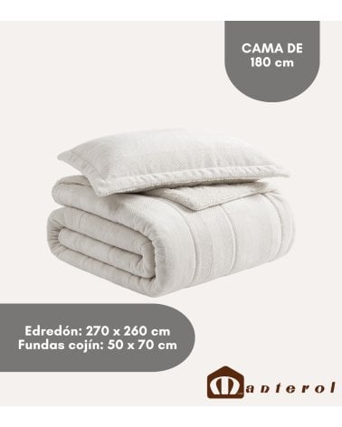 Edredón Riso Reversible con Borreguillo