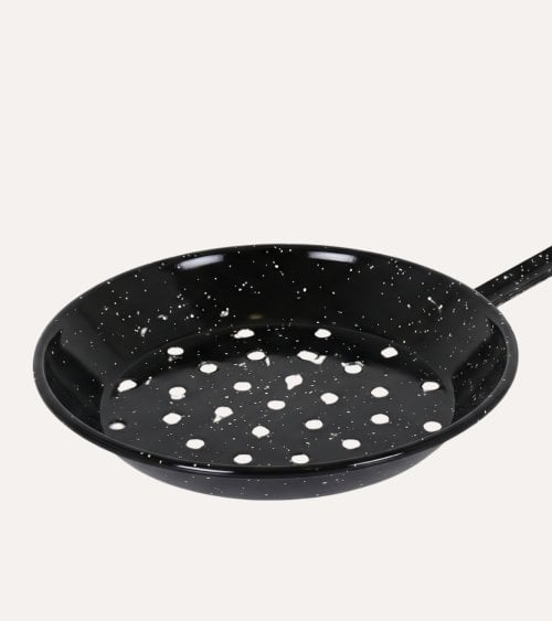 Sartén para Asar Castañas de Hierro