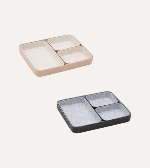 Set de 4 Organizadores Feltia Bajos de Fieltro