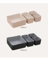 Set de 4 Organizadores Feltia Altos de Fieltro
