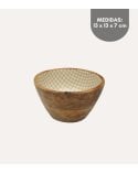 Bol Amelie Redondo de Madera de Mango