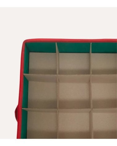 Caja de Almacenamiento para 48 Bolas Navideñas