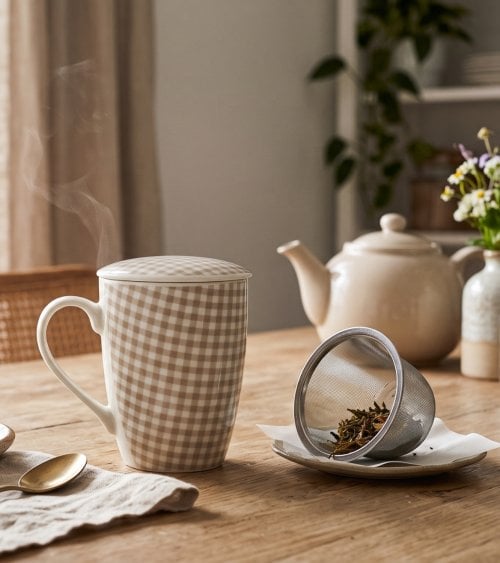 Taza para Infusiones Amelie de Porcelana