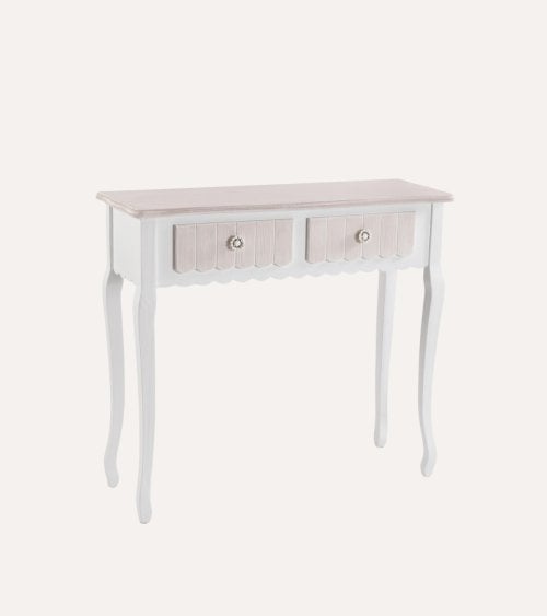 Consola Amelie con 2 Cajones de MDF