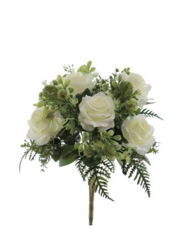 Ramo de Rosas del Bosque - Flores Artificiales para Regalo-3