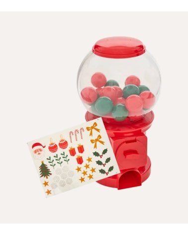 Calendario de Adviento Máquina de Chicles con Bolas Personalizables